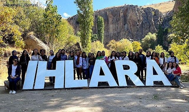 SULTANHANLI ÖĞRENCİLER &quot;MERKEZİM HER YERDE&quot; PROJESİ İLE IHLARA VADİSİNİ GEZDİLER