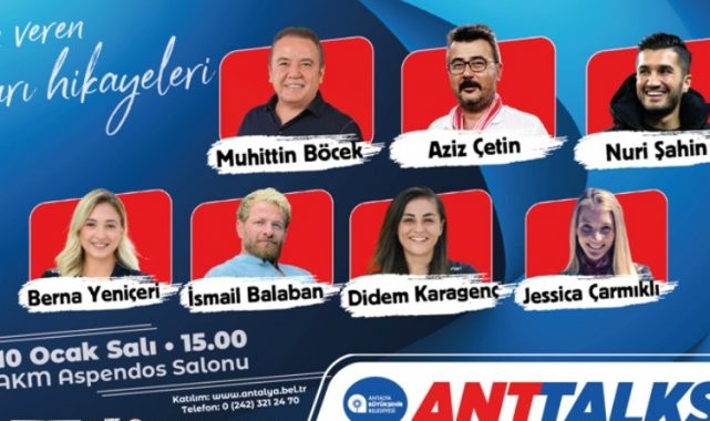 Antalya&#039;da &quot;ANTTALKS&quot; başlıyor