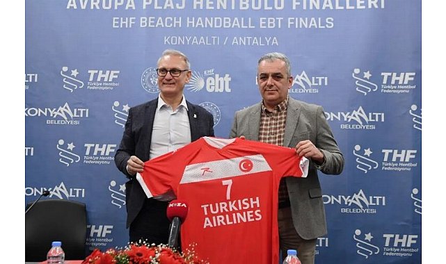 Avrupa Plaj Hentbolu finallerine Konyaaltı protokolü