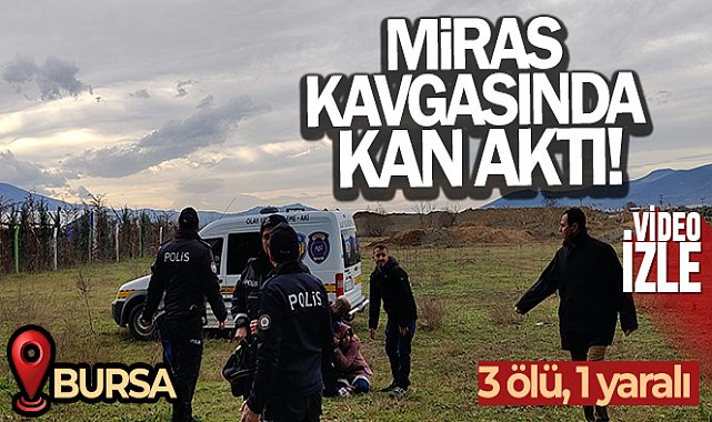 Bursa&#039;da miras kavgası, Annesi ve 2 abisi ile yengesini vurdu