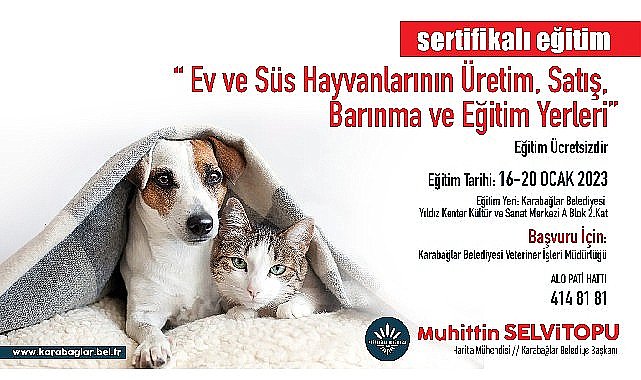 Evcil hayvan satıcılarına ücretsiz eğitim verilecek