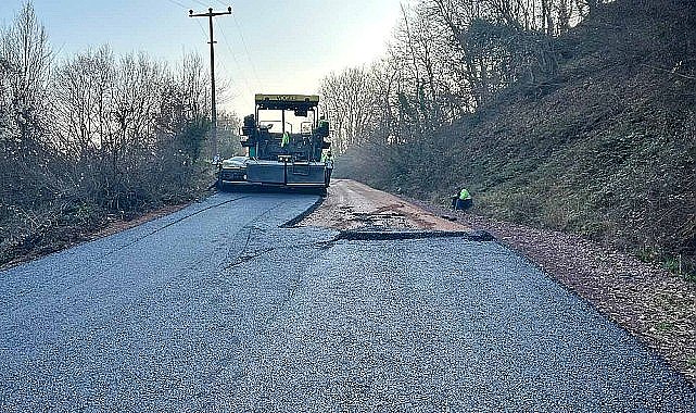 Gülbahçe Kadriye-Balören bağlantı yoluna asfalt