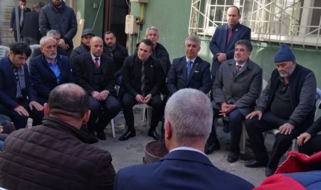 Manisa Milli Yol Partisi&#039;nden şehit Sinan Ateş&#039;in ailesine ziyaret