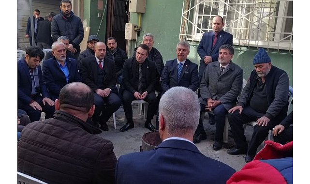 Manisa Milli Yol Partisi'nden şehit Sinan Ateş'in ailesine ziyaret