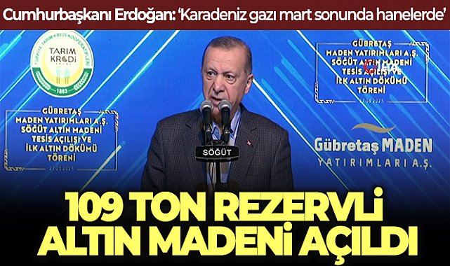 Mart ayı sonunda Karadeniz gazını hanelere verilmeye başlanacak