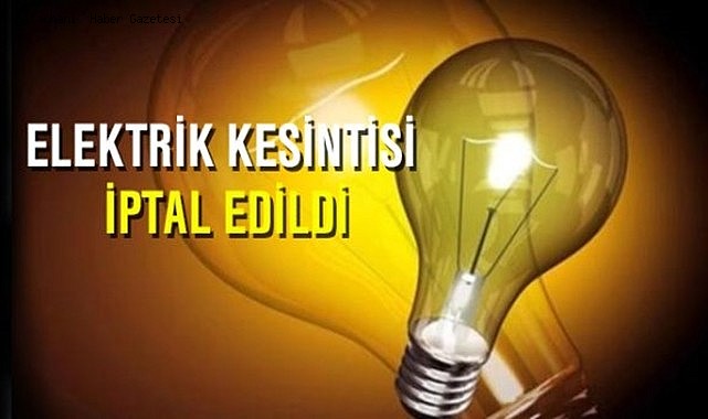 SULTANHANI İLÇESİNDEKİ 6 SAATLİK ELEKTRİK KESİNTİSİ İPTAL EDİLDİ