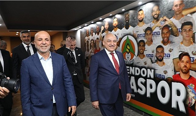 TFF Başkanı Mehmet Büyükekşi&#039;den Alanyaspor&#039;a Ziyaret