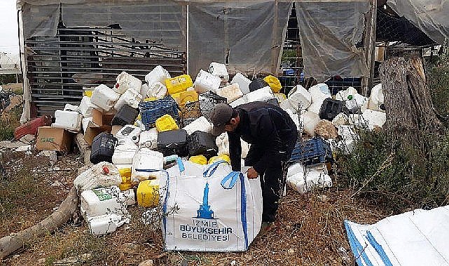 Zirai ambalaj atıklarını toplayan üreticiye gübre desteği