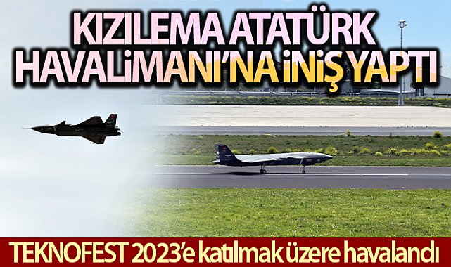 Bayraktar Kızılelma Teknofest’e uçtu