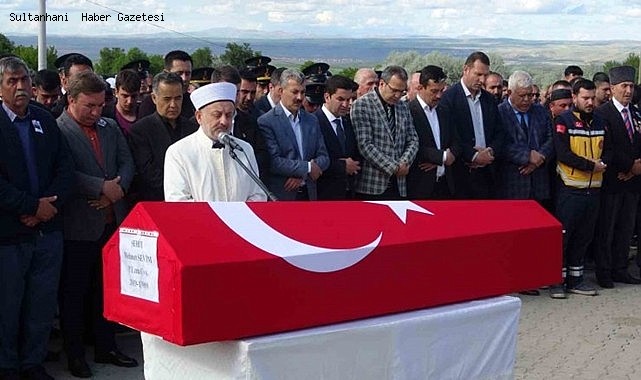 AKSARAYLI ŞEHİT MEHMET SEVİM TOPRAGA VERİLDİ