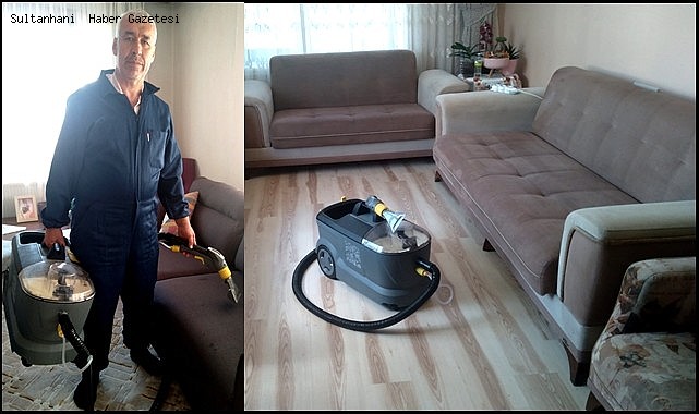 MUTLU, &quot;KOLTUK VE KANEPELERİ YERİNDE TEMİZLİYORUZ&quot;