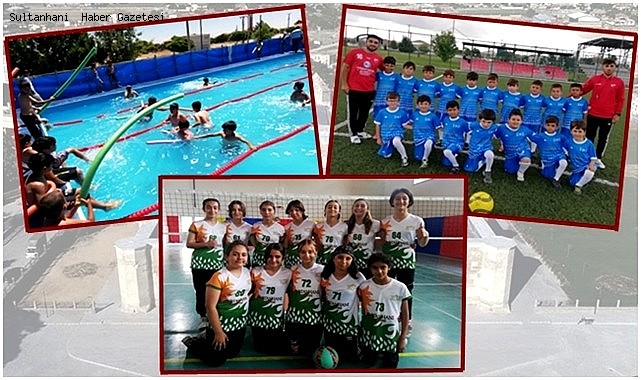 SULTANHANINDA ÇOCUKLARA YÜZMEDEN BASKETBOLA DEK BİRÇOK KURS İMKANI SUNULUYOR