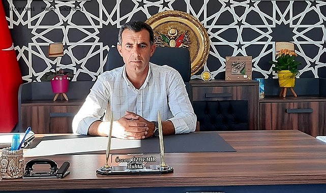 GAZİ MAHALLESİ MUHTARI ÖZCAN ÖZDEMİR’DEN TEŞEKKÜR