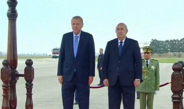 Cumhurbaşkanı Erdoğan Cezayir&#039;de