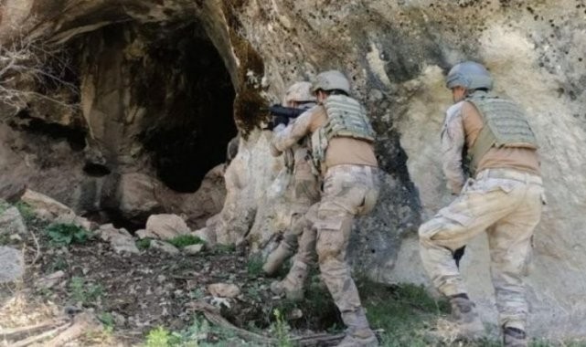 Kahramanlar-30&#039;da 63 mağara ve sığınağa imha