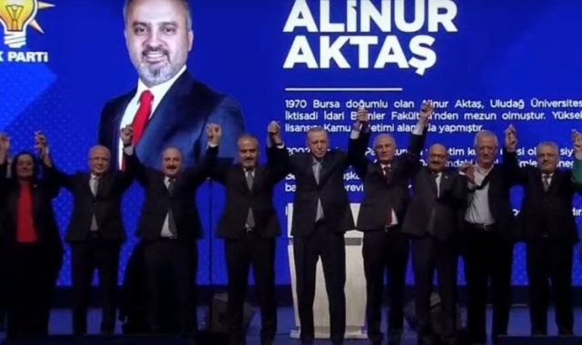 Cumhur İttifakı Bursa&#039;da Alinur Aktaş ile devam
