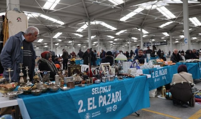 Konya Selçuklu&#039;da 2. El Pazarı&#039;na yoğun ilgi