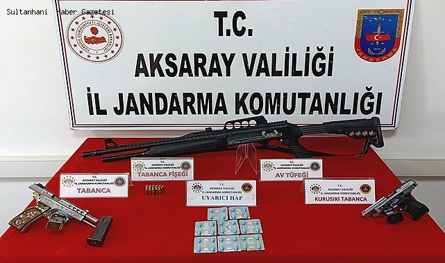JANDARMA OPERASYONUNDA UYUŞTURUCU VE RUHSATSIZ SİLAHLAR ELE GEÇİRİLDİ