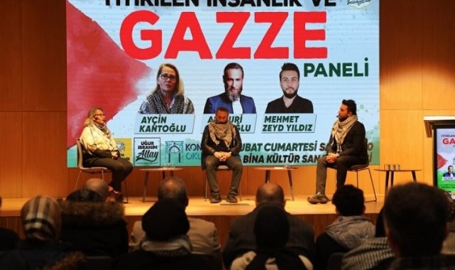 Konya Okulu&#039;nda &quot;Yitirilen İnsanlık Ve Gazze&quot; paneli 