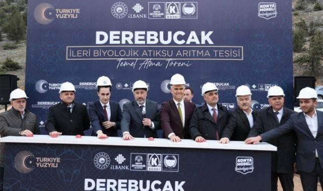 Konya Büyükşehir&#039;den Derebucak&#039;a atık su arıtma tesisi