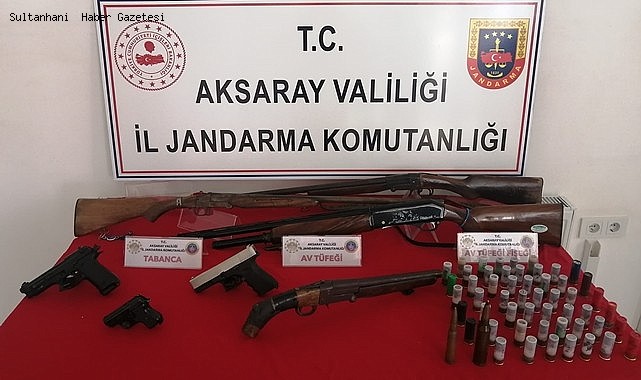 AKSARAY JANDARMADAN SİLAH OPERAYONU