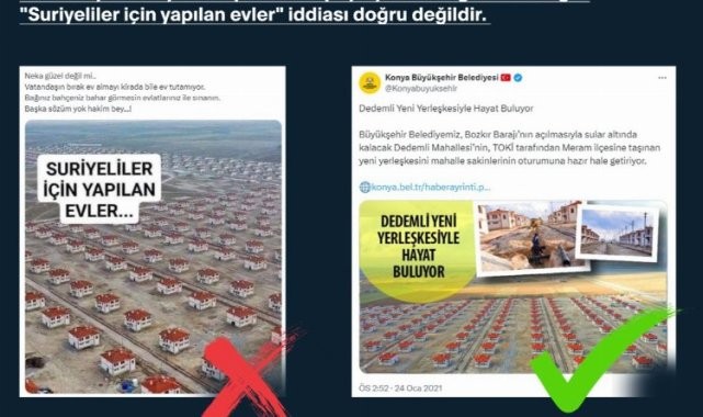 İletişim: Suriyeliler için konut yapılmıyor!