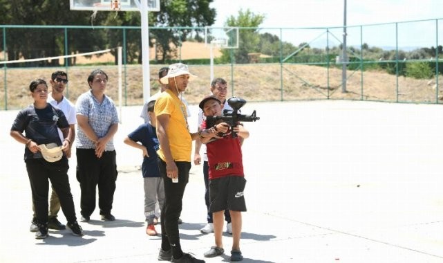 Konya&#039;da özel çocuklar baba-oğul kampında buluştu