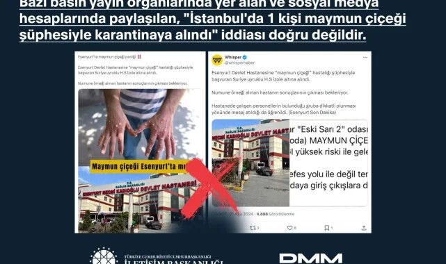 &#039;Maymun Çiçeği&#039;nin Türkiye iddiaları dezenformasyondan ibaret