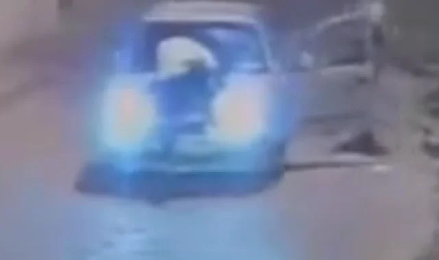 Polis memurunu 3 km kaputunda sürdü! Araç sürücüsü gözaltında