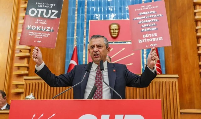 Özgür Özel: Emekçiye hezimeti yaşatarak sefalet ücreti dayatıldı