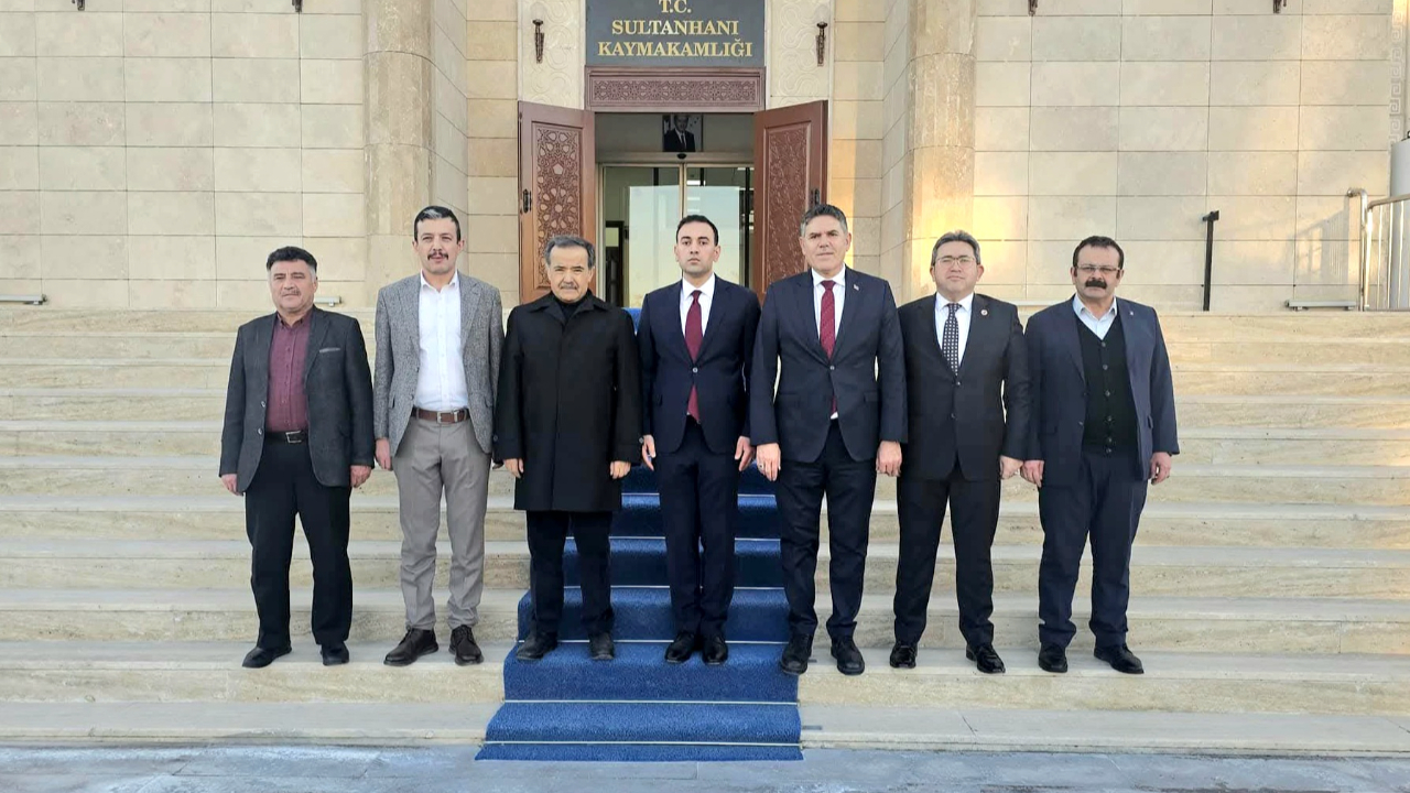 Ak Parti Heyetinden Sultanhanı Kaymakamı Göksun&#039;a Ziyaret