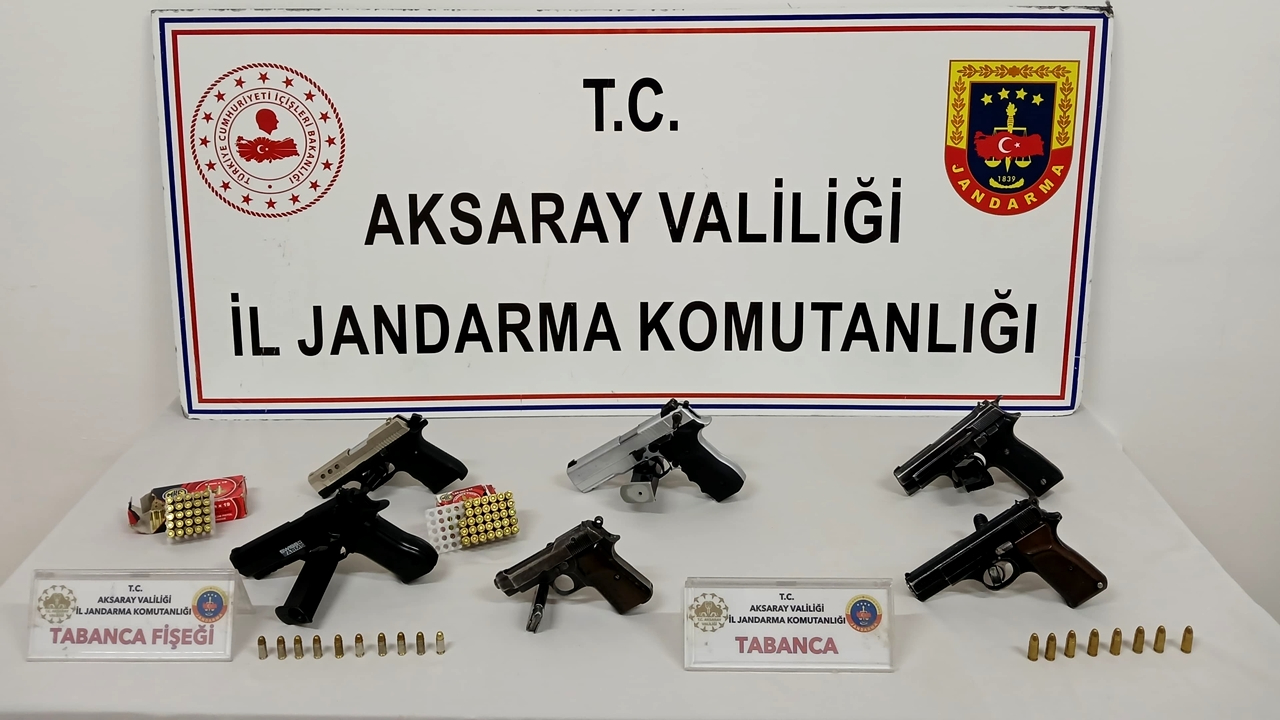 Aksaray&#039;da Kaçak Silah Ticareti Yapan 1 Kişi Yakalandı