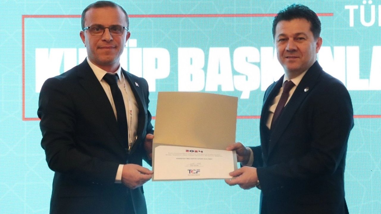 Konya Karatay Belediyespor&#039;a bir ödül daha