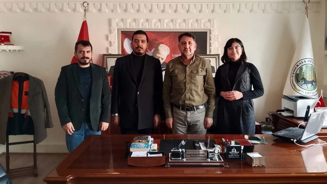 Eşmekaya Belediye Başkanı İsmail Hakkı Güneş’e Anlamlı Ziyaret