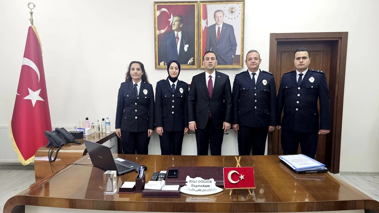 Sultanhanı Kaymakamı Bilal Göksun’a Türk Polis Teşkilatı’nın 180. Yılına Özel Ziyaret