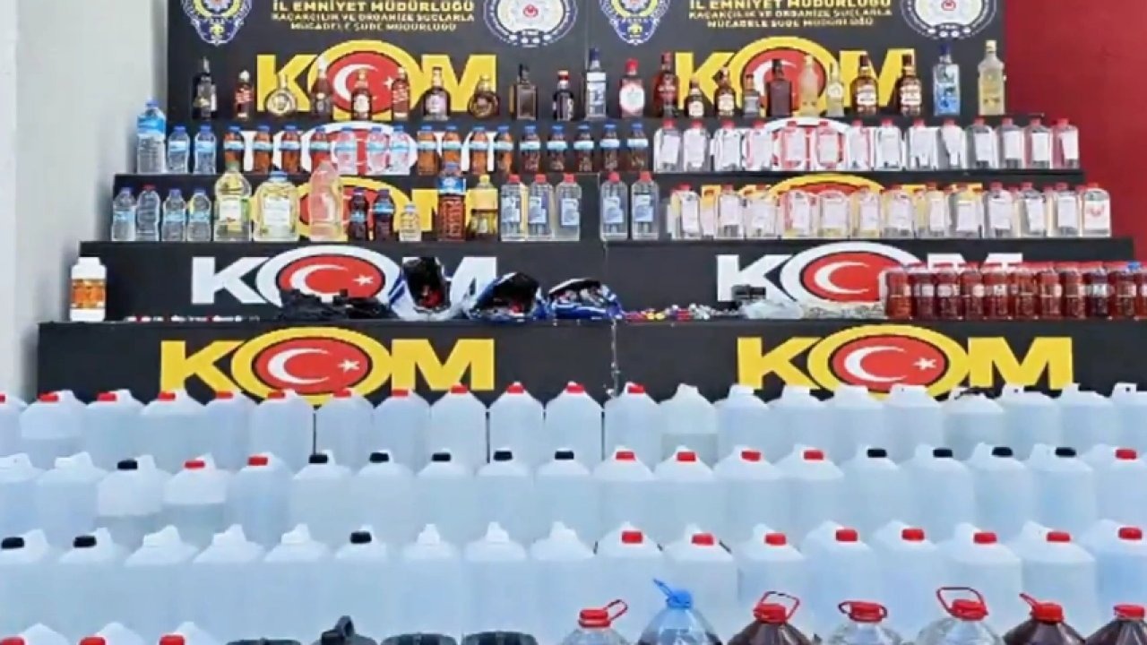 81 ilde sahte içki operasyonu! 137 şüpheli gözaltına alındı!