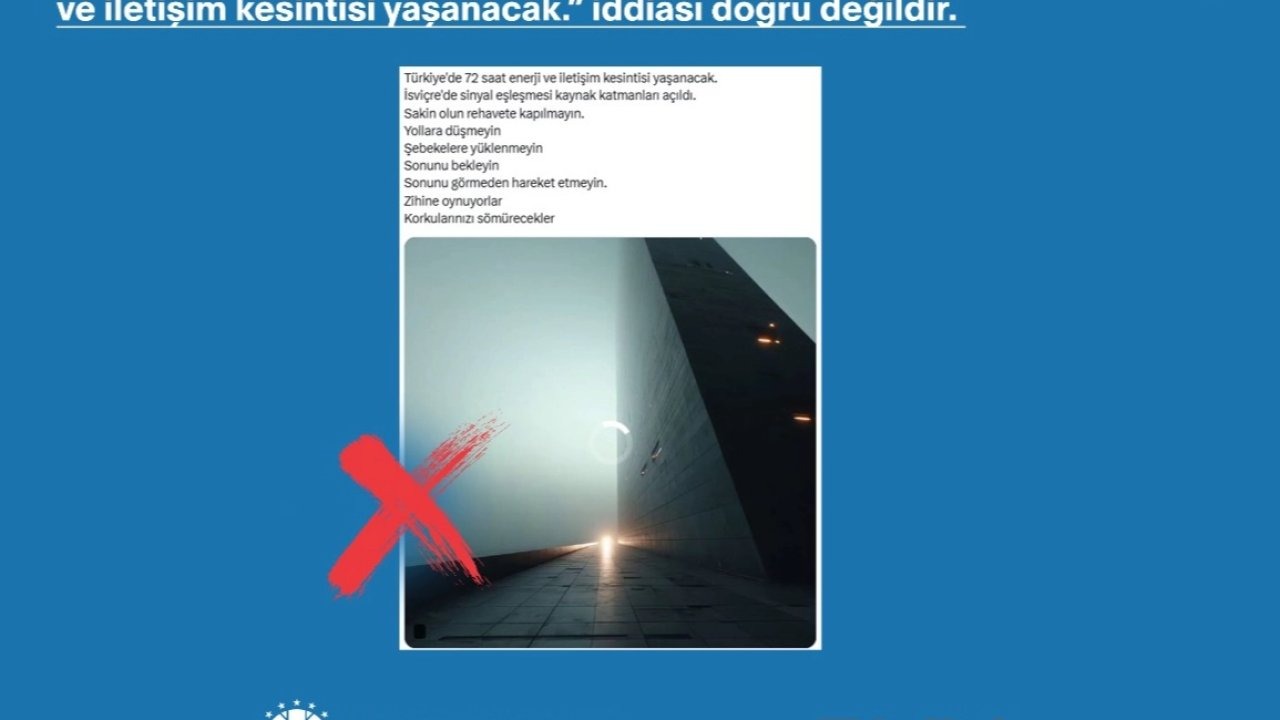 Türkiye&#039;de 72 saat enerji kesintisi yaşanacak iddiaları yalanlandı