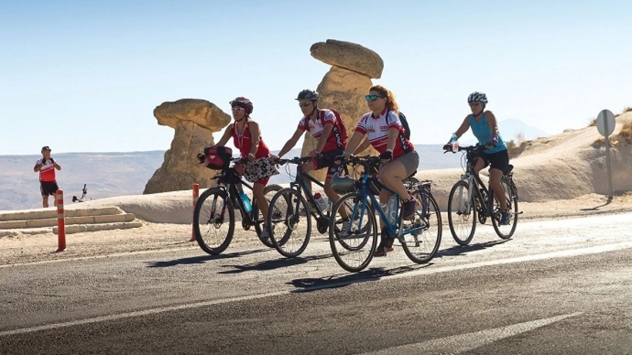 Kapadokya’da Bisiklet Festivali heyecanı