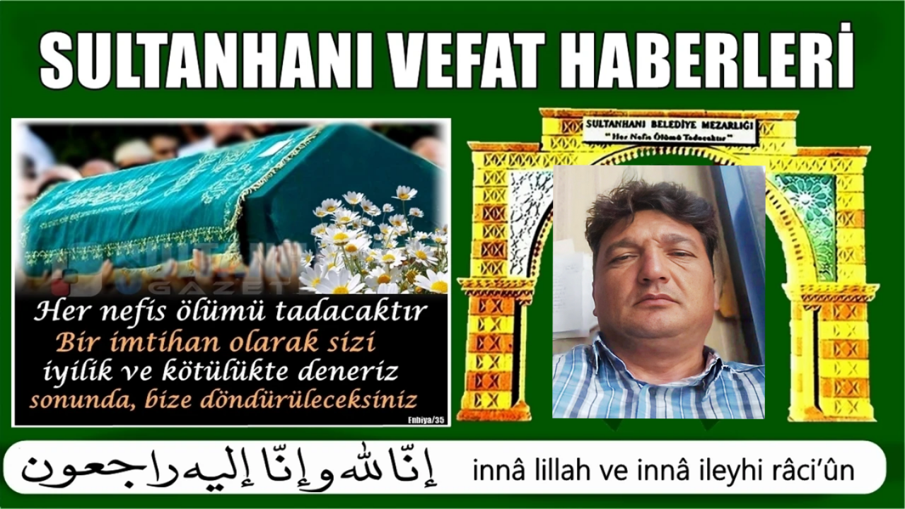 Hacı İhsan Oğlu Murat Dağlı Vefat Etti 31.07.2025 Perşembe
