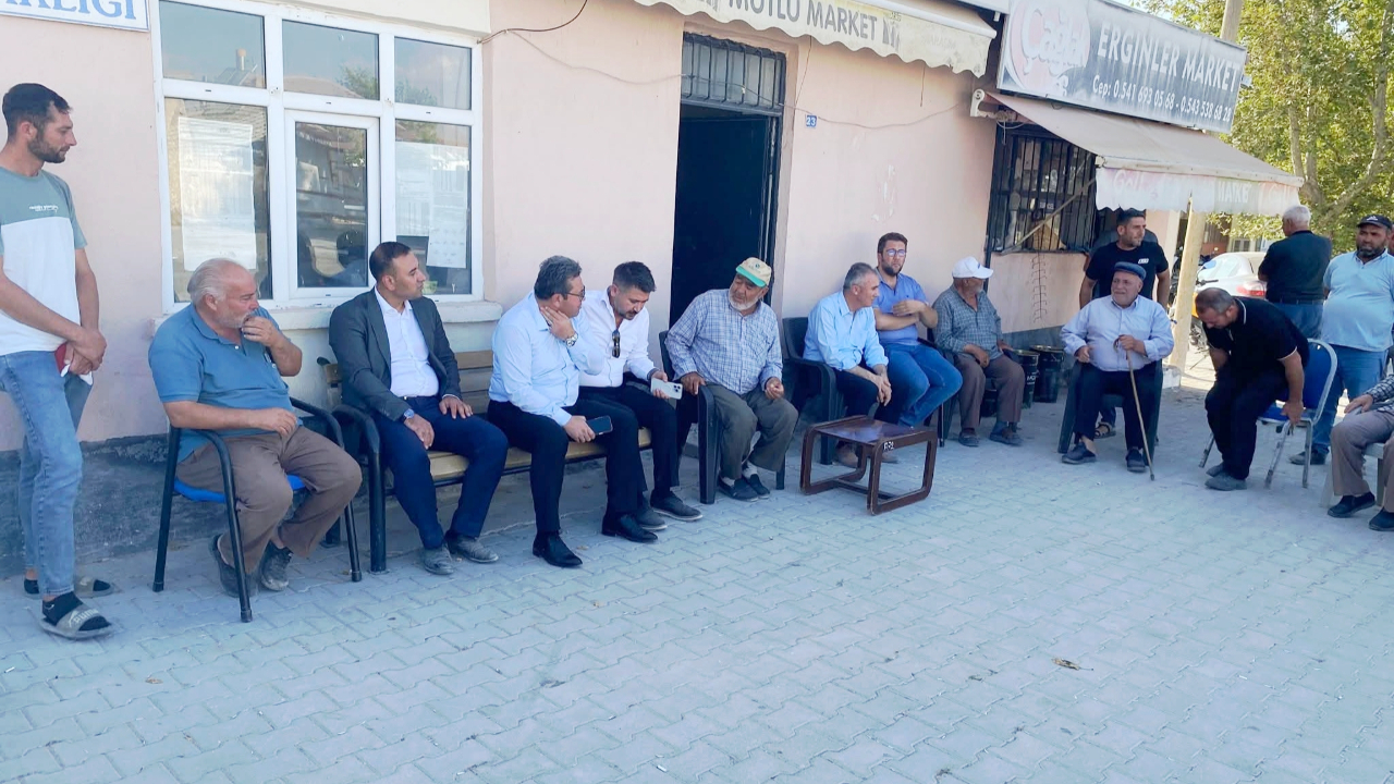 Kaymakam Göksun ve Başkan Ağır, Yeşiltömek Köyü’nde Vatandaşlarla Buluştu