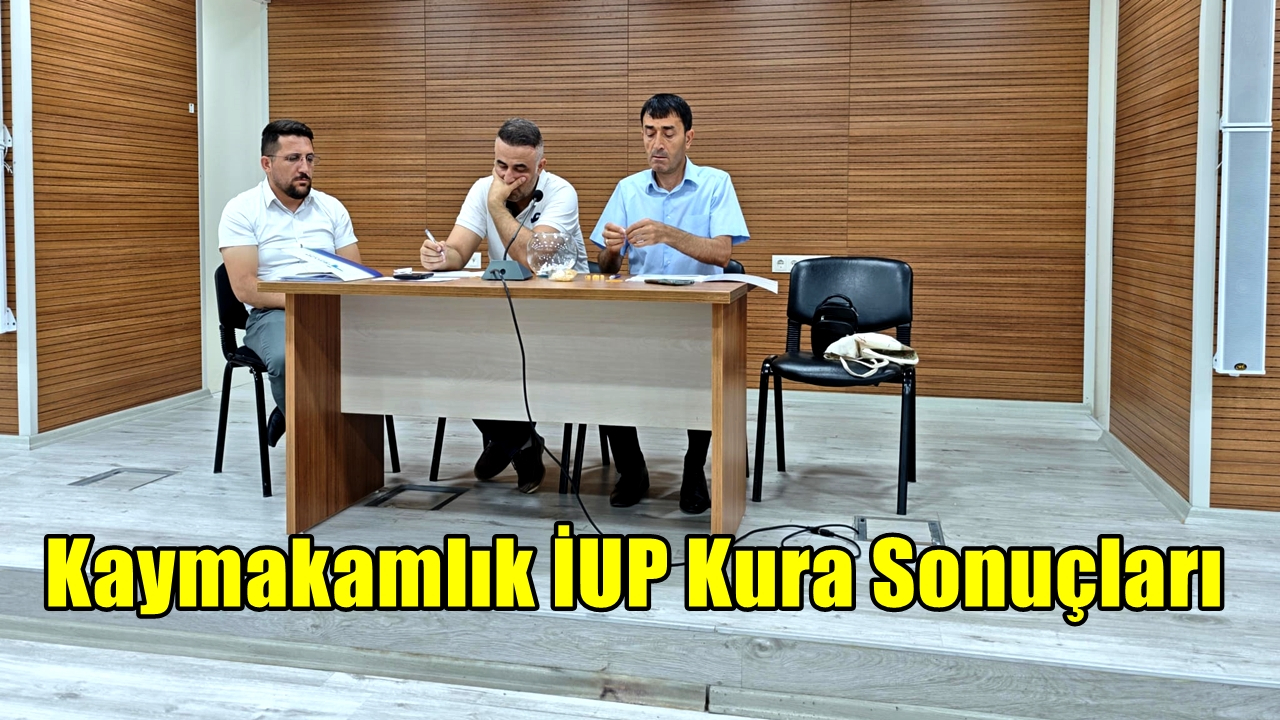 Sultanhanı Kaymakamlığında Çalışacak 30 Kişilik İUP İşçi Alımı Kurası Çekildi