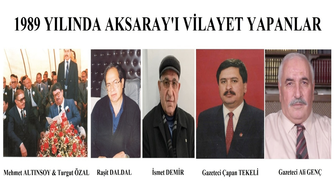 Aksaray İli Fiilen 36 Yaşında!, 36 Yıl Önce Bugün İlk Vali’nin Göreve Başlamasıyla Aksaray Fiilen İl Oldu!!!