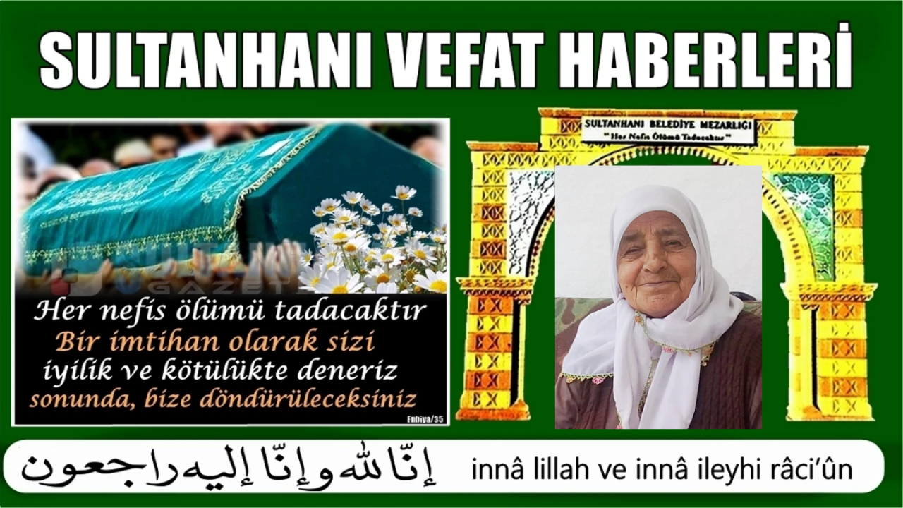 Faruk Eşi Sabiha Böge Vefat etti 16.08.2025 Cumartesi