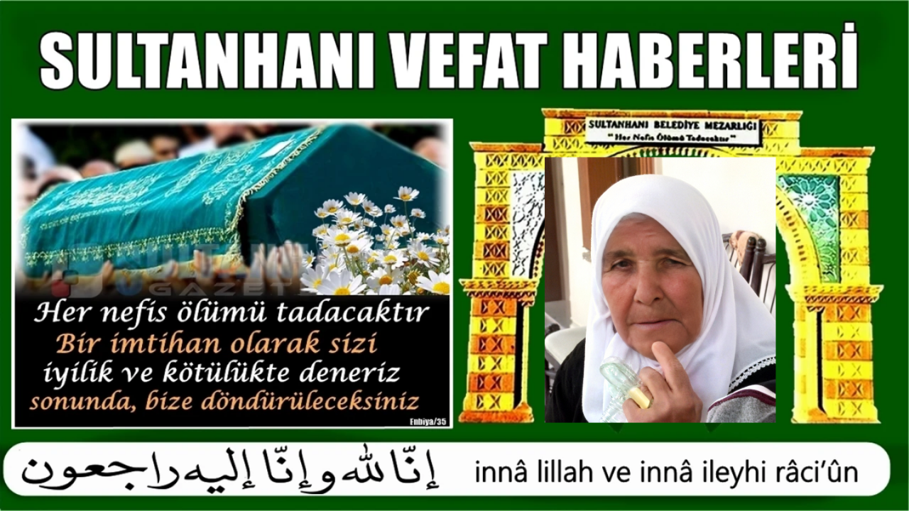 Mevlüt Eşi Raziye Körük Vefat Etti 31.08.2025 Pazar