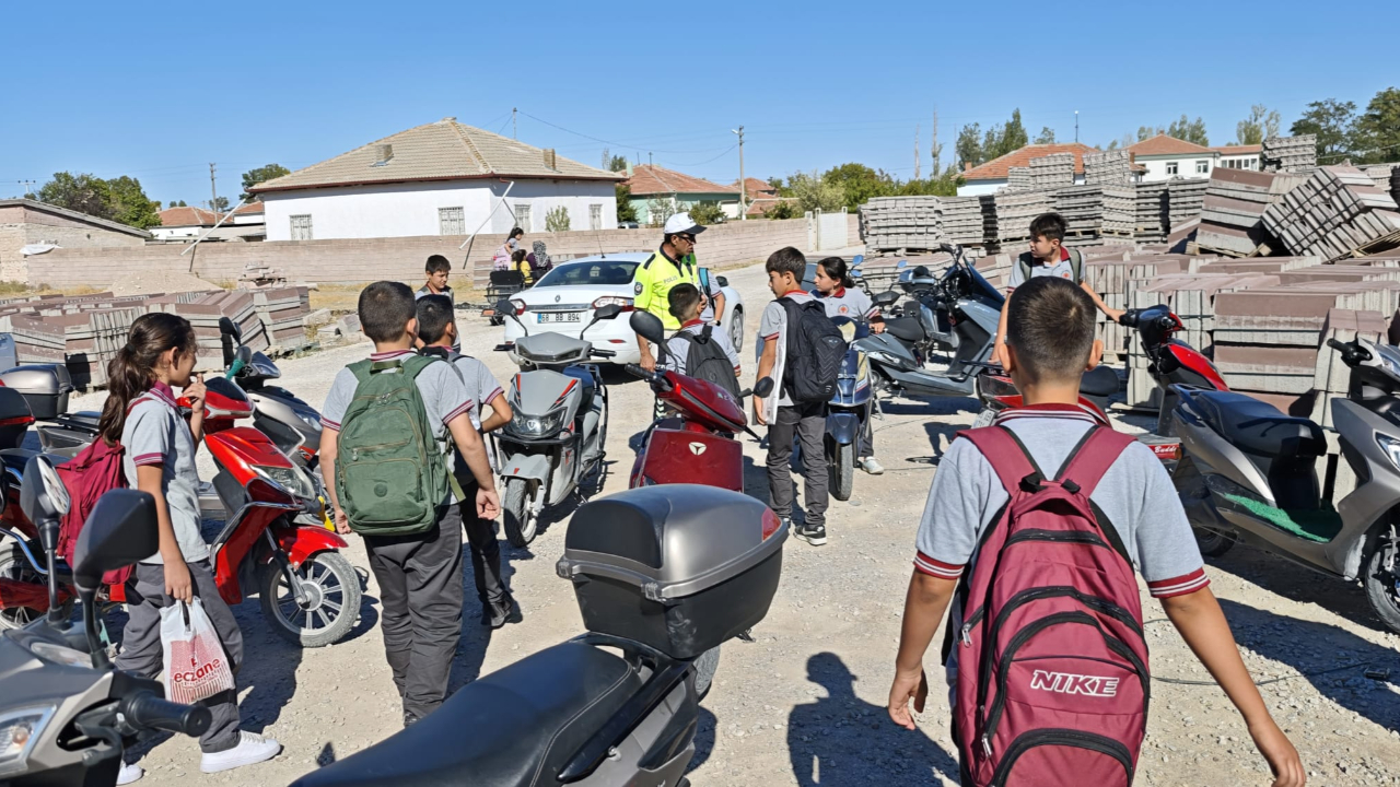 Sultanhanı&#039;nda Motosiklet ve Elektrikli Motor denetimleri yapılıyor