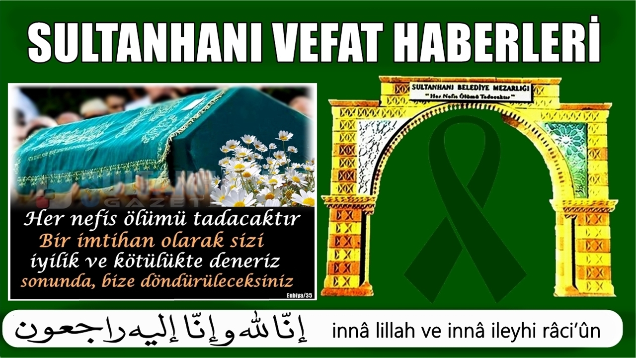 Hacı Atak Eşi Zeynep Temel Vefat Etti 23.09.2025 Salı