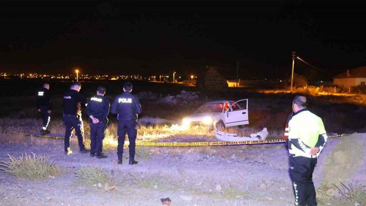 Aksaray&#039;da Alkollü Sürücü Kaza Yaptı, 1 ölü, 1 Yaralı