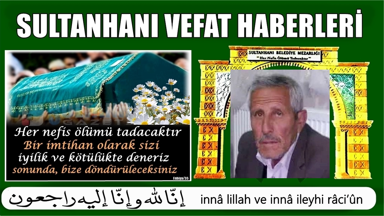 Mehmet Ali Oğlu Bilal Pekmezci Vefat Etti 01.10.2025 Çarşamba