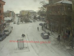 Sultanhanin Da  Soğuk Hava Etkili Oluyor