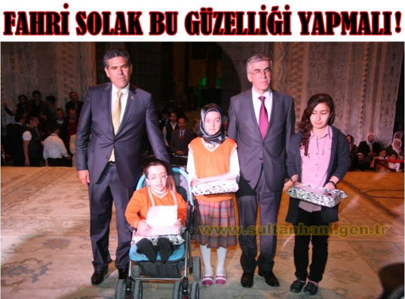 Fahri Solak Bu Güzelliği Yapmalı